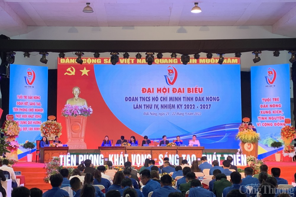 Đắk Nông tổ chức Đại hội đại biểu Đoàn TNCS Hồ Chí Minh lần thứ IV, nhiệm kỳ 2022 – 2027