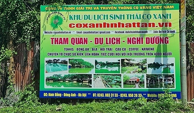 Quảng cáo là vậy, nhưng bên trong khu sinh thái Cọ Xanh chỉ là các nhà xưởng cho thuê rộng hàng nghìn m2. Quảng cáo là vậy, nhưng bên trong khu sinh thái Cọ Xanh chỉ là các nhà xưởng cho thuê rộng hàng nghìn m2.