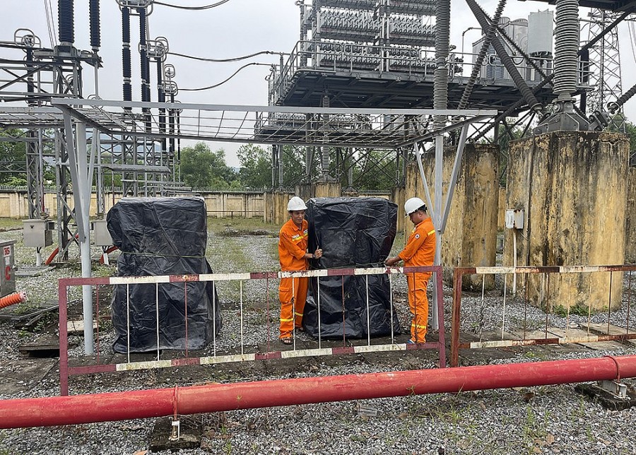 Truyền tải điện miền Trung sẵn sàng ứng phó bão số 4 - Noru Truyền tải điện miền Trung sẵn sàng ứng phó bão số 4 - Noru