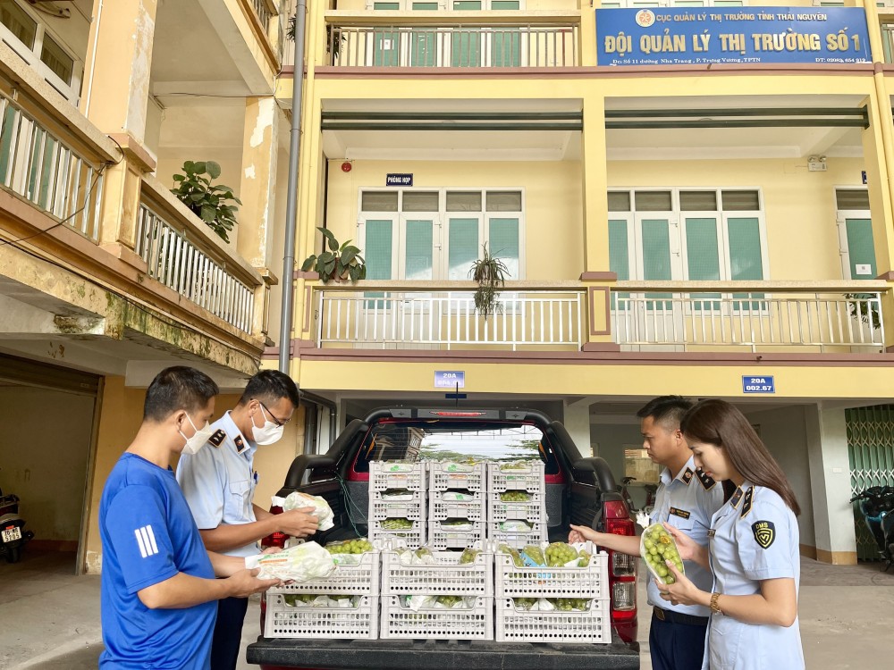 Vụ việc 87kg nho xanh không rõ nguồn gốc, xuất xứ được phát hiện, xử lý Vụ việc 87kg nho xanh không rõ nguồn gốc, xuất xứ được phát hiện, xử lý