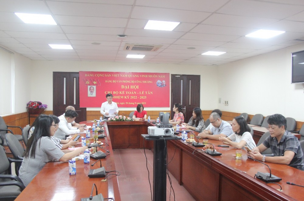 Đảng bộ Văn phòng Bộ Công Thương tổ chức thành công các đại hội chi bộ trực thuộc Đảng bộ Văn phòng Bộ Công Thương tổ chức thành công các đại hội chi bộ trực thuộc