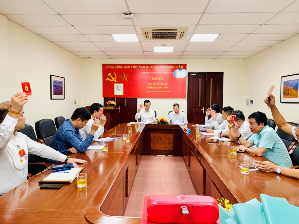 Đảng bộ Văn phòng Bộ Công Thương tổ chức thành công các đại hội chi bộ trực thuộc Đảng bộ Văn phòng Bộ Công Thương tổ chức thành công các đại hội chi bộ trực thuộc