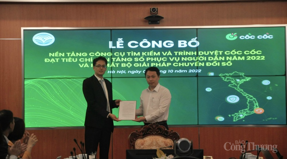 Cốc Cốc chính thức được công nhận là Nền tảng số phục vụ người dân Cốc Cốc chính thức được công nhận là Nền tảng số phục vụ người dân