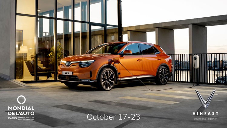 VinFast trở lại Paris Motor Show chính thức ra mắt 4 mẫu xe điện tại thị trường Pháp VinFast trở lại Paris Motor Show chính thức ra mắt 4 mẫu xe điện tại thị trường Pháp