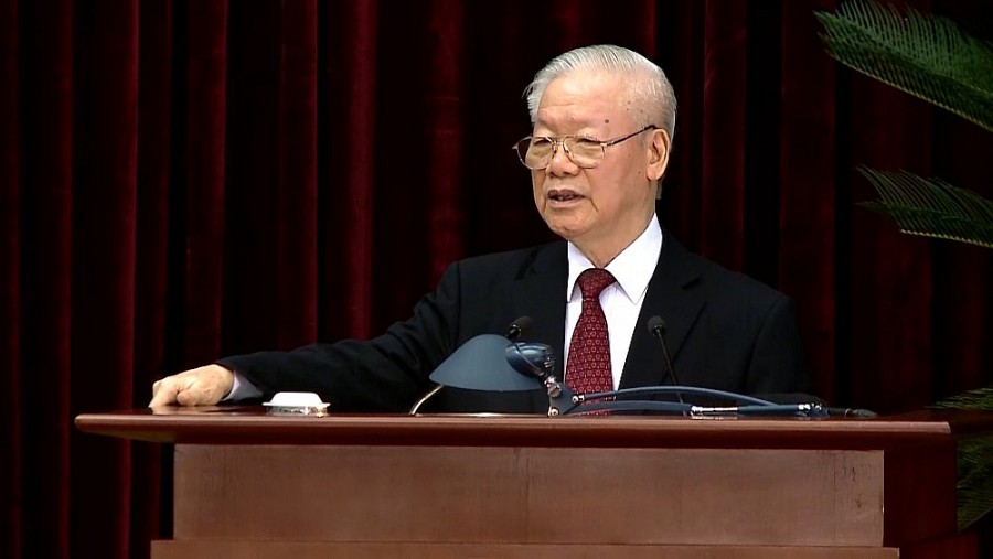 Tổng Bí thư Nguyễn Phú Trọng khẳng định Hội nghị Trung ương 6 (khoá XIII) đã thành công tốt đẹp với một khối lượng công việc rất lớn, rất quan trọng và phức tạp Tổng Bí thư Nguyễn Phú Trọng khẳng định Hội nghị Trung ương 6 (khoá XIII) đã thành công tốt đẹp với một khối lượng công việc rất lớn, rất quan trọng và phức tạp