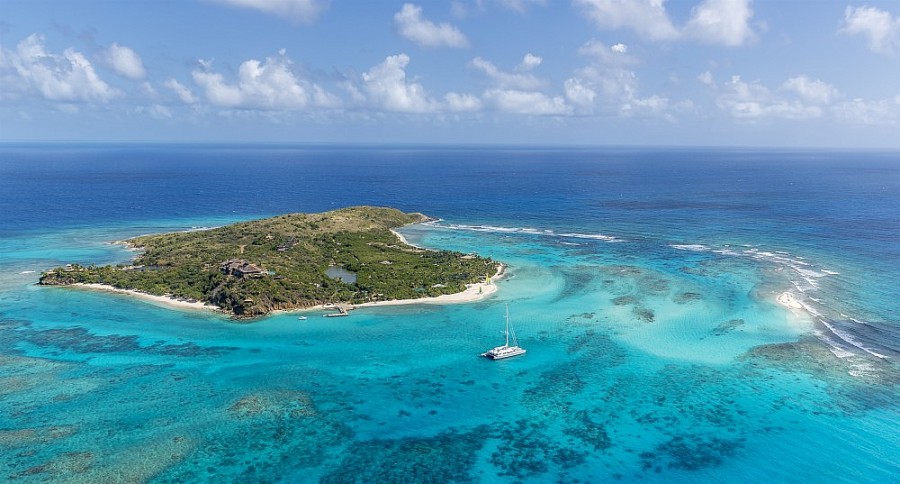 Đảo Necker (thuộc Quần đảo Virgin, Anh). Nguồn: dreamstime