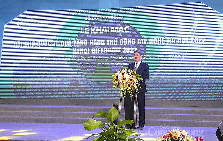 Khai mạc Hội chợ quốc tế Quà tặng hàng thủ công mỹ nghệ Hà Nội 2022