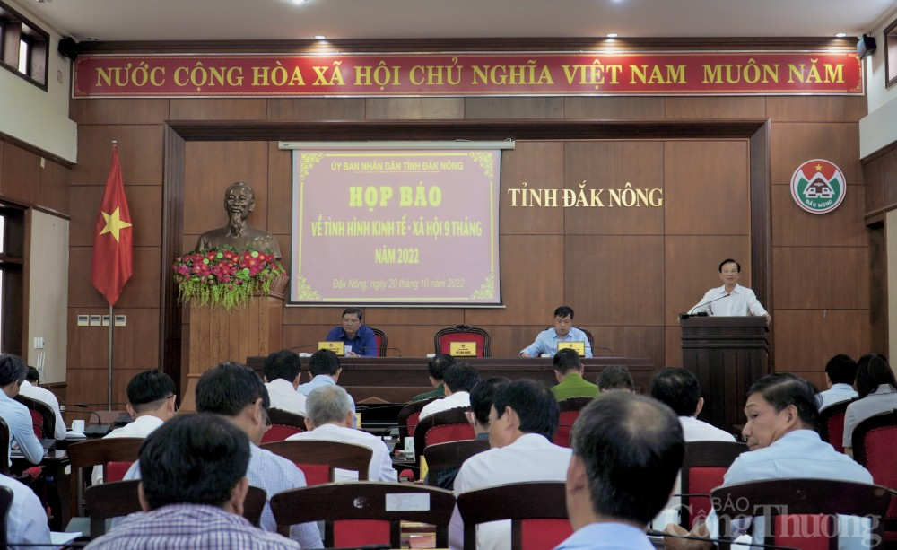 Đắk Nông: Tốc độ tăng trưởng GRDP 9 tháng đầu năm ước đạt 8,70% Đắk Nông: Tốc độ tăng trưởng GRDP 9 tháng đầu năm ước đạt 8,70%