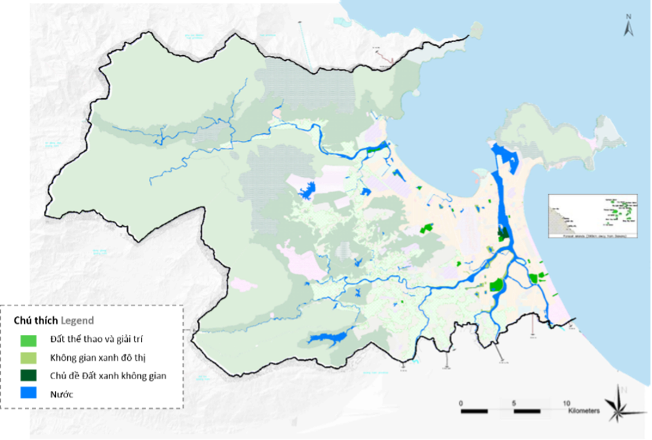 Tăng không gian cây xanh, công cộng để tăng sức chống chịu với biến đổi khí hậu cho đô thị ven biển
