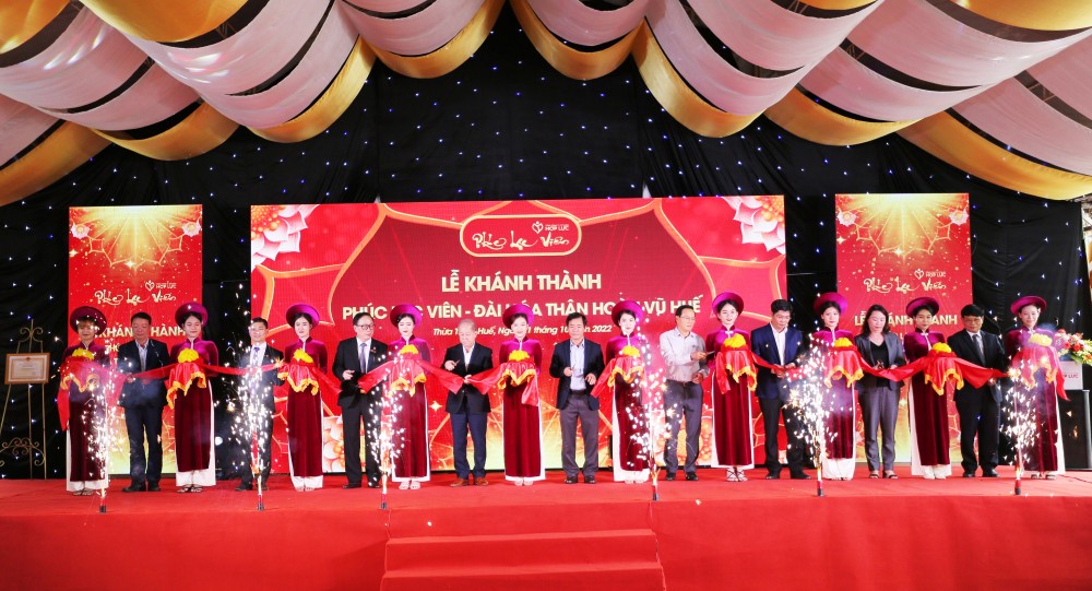 Thừa Thiên Huế: Khánh thành công trình tâm linh hoả táng Phúc lạc viên Huế