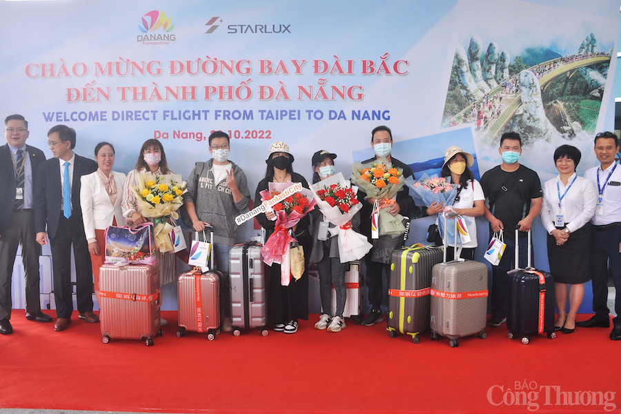 Thành phố Đà Nẵng nối lại đường bay trực tiếp đến Đài Bắc sau 2 năm dịch bệnh