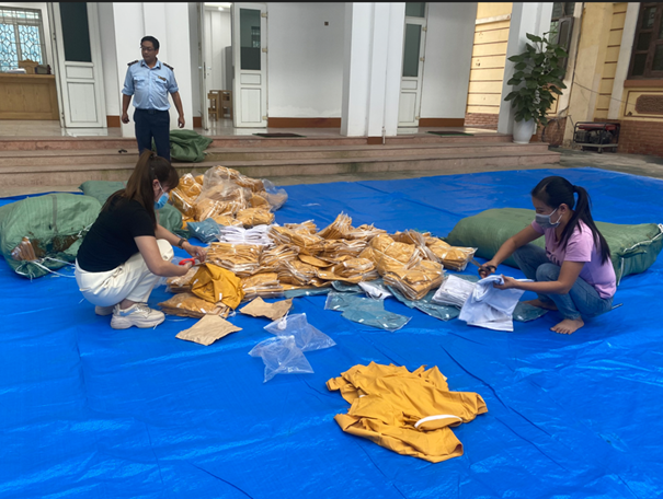 Cục QLTT Phú Thọ giám sát tiêu hủy hơn 1.500 sản phẩm hàng hóa giả mạo nhãn hiệu YODY Cục QLTT Phú Thọ giám sát tiêu hủy hơn 1.500 sản phẩm hàng hóa giả mạo nhãn hiệu YODY