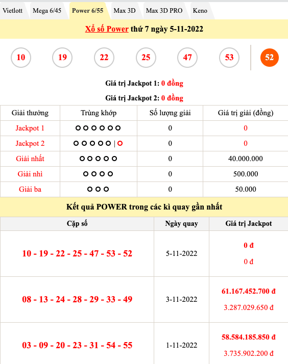 Trực tiếp kết quả xổ số hôm nay 5/11: Xổ số miền Nam, xổ số Vietlott chiều 5/11