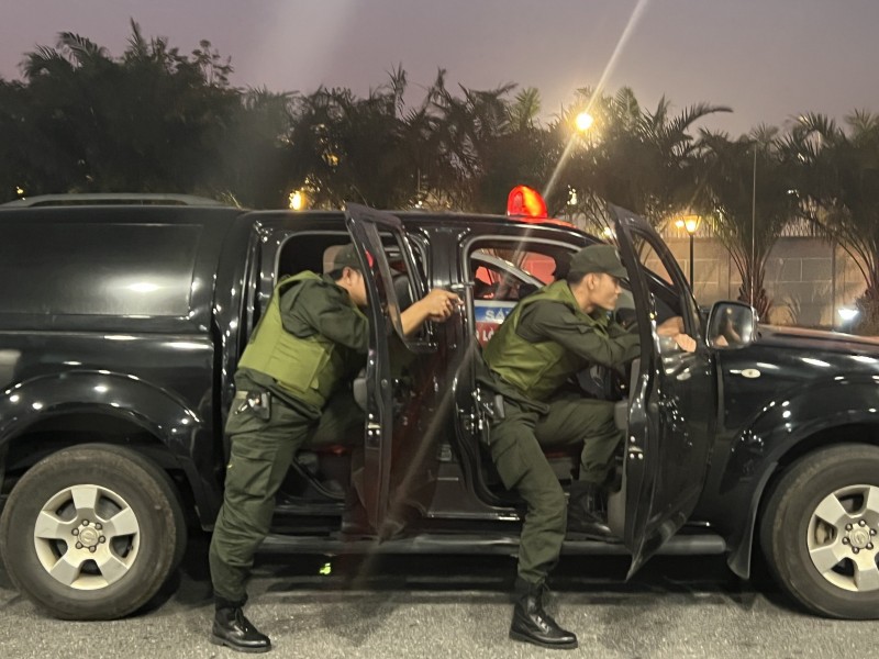 Diễn tập ứng phó hành vi can thiệp bất hợp pháp tại Cảng hàng không quốc tế Nội Bài Diễn tập ứng phó hành vi can thiệp bất hợp pháp tại Cảng hàng không quốc tế Nội Bài