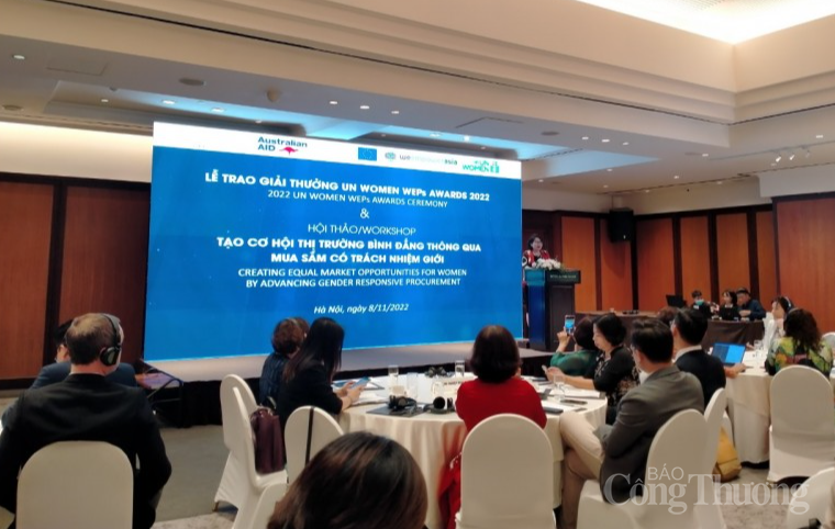 Lễ trao giải thưởng UN Women WEPs Awards 2022: 15 doanh nghiệp được trao thưởng Lễ trao giải thưởng UN Women WEPs Awards 2022: 15 doanh nghiệp được trao thưởng