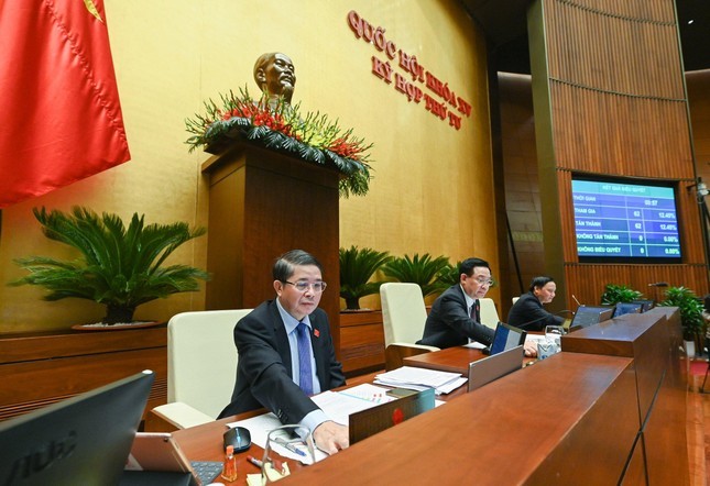 Quốc hội đã thông qua Luật Thực hiện dân chủ ở cơ sở với 443 đại biểu tán thành, chiếm tỷ lệ 88,96% tổng số địa biểu Quốc hội