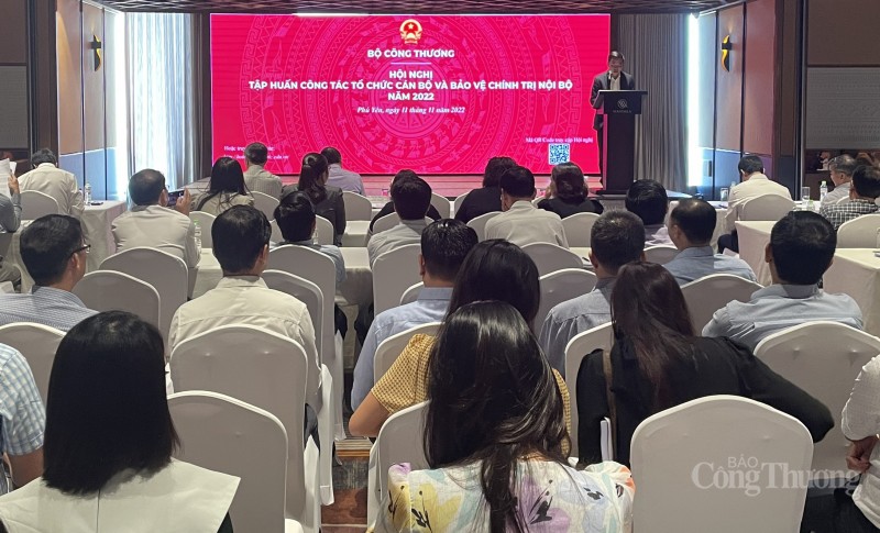 Bộ Công Thương tổ chức Hội nghị tập huấn công tác cán bộ và Bảo vệ chính trị nội bộ năm 2022 Bộ Công Thương tổ chức Hội nghị tập huấn công tác cán bộ và Bảo vệ chính trị nội bộ năm 2022