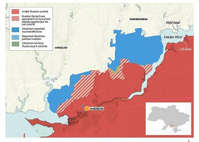 Hiện trạng của Kherson hiện tại. Hiện trạng của Kherson hiện tại.