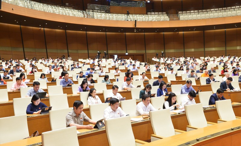 Quốc hội biểu quyết thông qua Nghị quyết về dự toán ngân sách nhà nước năm 2023 Quốc hội biểu quyết thông qua Nghị quyết về dự toán ngân sách nhà nước năm 2023