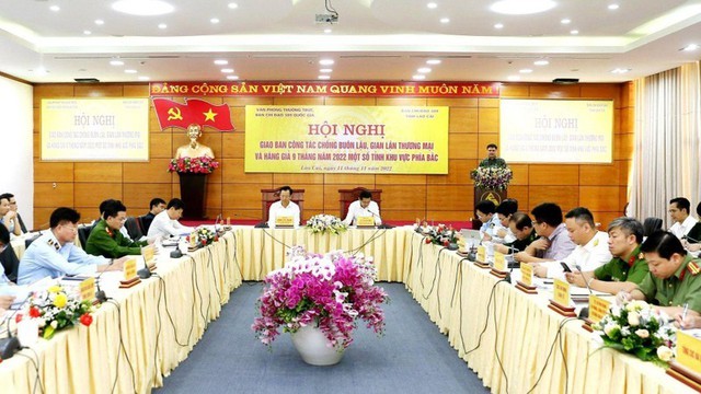 Hội nghị giao ban công tác chống buôn lậu, gian lận thương mại và hàng giả 9 tháng năm 2022 một số tỉnh khu vực phía Bắc Hội nghị giao ban công tác chống buôn lậu, gian lận thương mại và hàng giả 9 tháng năm 2022 một số tỉnh khu vực phía Bắc