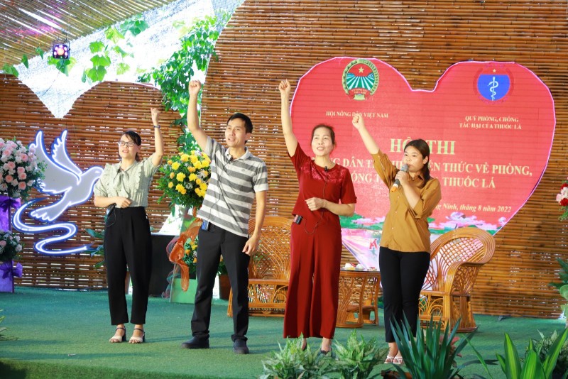 Hội thi tìm hiểu kiến thức về “Luật phòng, chống tác hại của thuốc lá” năm 2022