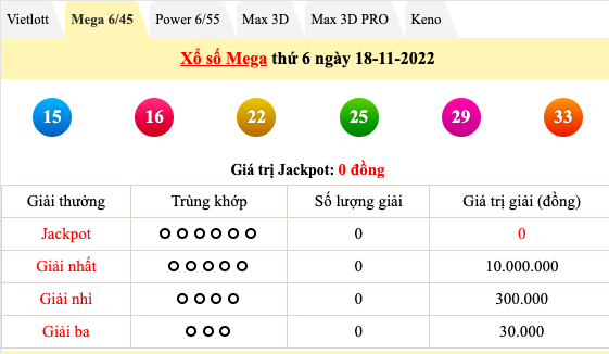 Trực tiếp kết quả xổ số hôm nay 18/11: Xổ số miền Nam, xổ số Vietlott Trực tiếp kết quả xổ số hôm nay 18/11: Xổ số miền Nam, xổ số Vietlott