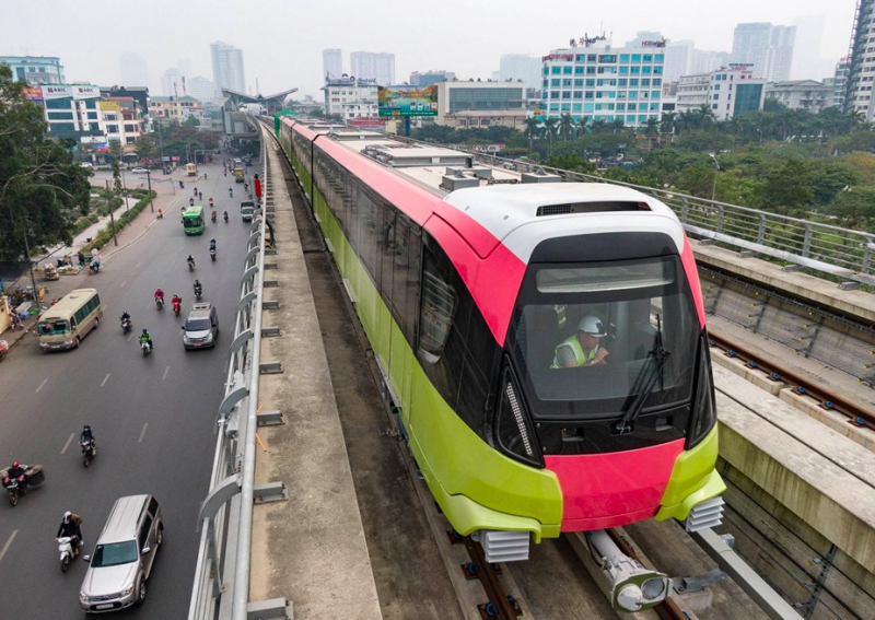 Vận hành thử đường sắt đô thị Nhổn - ga Hà Nội từ ngày 5/12 Vận hành thử đường sắt đô thị Nhổn - ga Hà Nội từ ngày 5/12