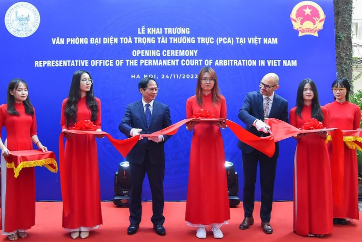 Khai trương Văn phòng đại diện của Toà trọng tài thường trực (PCA) tại Việt Nam Khai trương Văn phòng đại diện của Toà trọng tài thường trực (PCA) tại Việt Nam