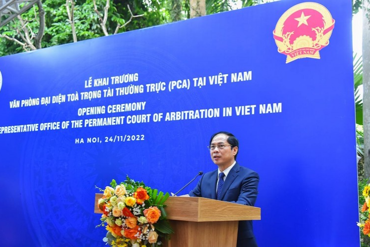 Khai trương Văn phòng đại diện của Toà trọng tài thường trực (PCA) tại Việt Nam Khai trương Văn phòng đại diện của Toà trọng tài thường trực (PCA) tại Việt Nam