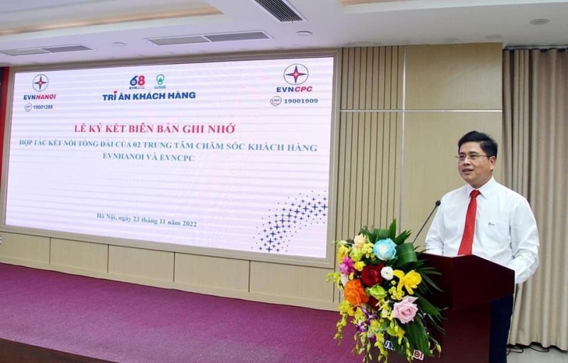 EVNCPC và EVNHANOI ký kết hợp tác kết nối tổng đài của 2 Trung tâm Chăm sóc khách hàng EVNCPC và EVNHANOI ký kết hợp tác kết nối tổng đài của 2 Trung tâm Chăm sóc khách hàng