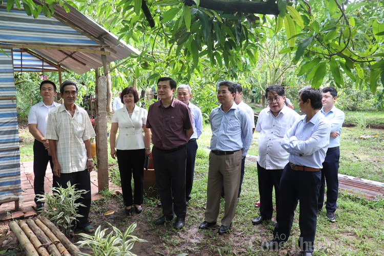 Thứ trưởng Nguyễn Sinh Nhật Tân làm việc với tỉnh Đồng Tháp về thực hiện các Chương trình mục tiêu quốc gia Thứ trưởng Nguyễn Sinh Nhật Tân làm việc với tỉnh Đồng Tháp về thực hiện các Chương trình mục tiêu quốc gia