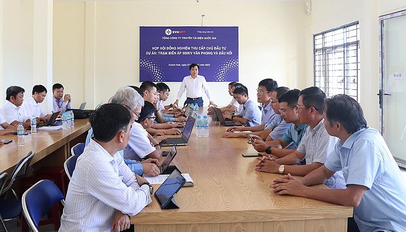 Sắp đóng điện Dự án Trạm biến áp 500kV Vân Phong và đấu nối Sắp đóng điện Dự án Trạm biến áp 500kV Vân Phong và đấu nối