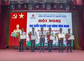 Hội nghị Đại biểu Người lao động Công ty Thuốc lá Thăng Long năm 2022 hoàn thành tốt nhiều chỉ tiêu