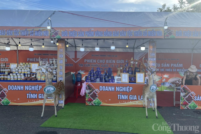 Gia Lai: 40 đơn vị, doanh nghiệp tham gia phiên chợ biên giới Cửa khẩu quốc tế Lệ Thanh