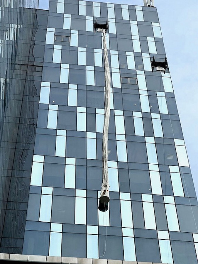 Diễn tập phương án chữa cháy, cứu hộ tại tòa nhà PV GAS Tower Diễn tập phương án chữa cháy, cứu hộ tại tòa nhà PV GAS Tower