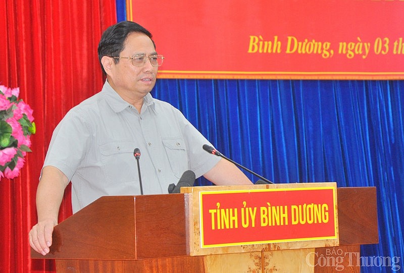 Thủ tướng Chính phủ: Bình Dương phải tập trung phát triển kinh tế số, kinh tế xanh, kinh tế tuần hoàn