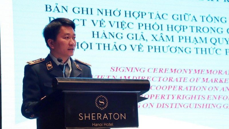 Phó Tổng Cục trưởng Nguyễn Thanh Bình phát biểu