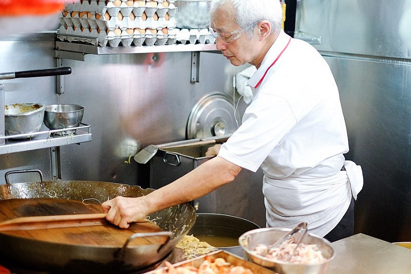 Quầy hàng đạt sao Michelin của cụ ông Toh Seng Wang ở Singapore