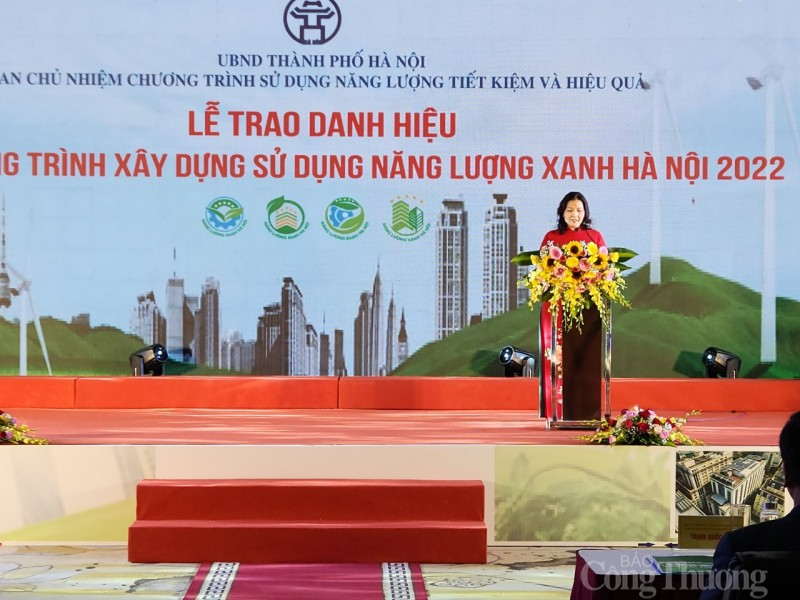 Hà Nội: 55 cở sở, công trình đạt danh hiệu Năng Lượng Xanh năm 2022 Hà Nội: 55 cở sở, công trình đạt danh hiệu Năng Lượng Xanh năm 2022