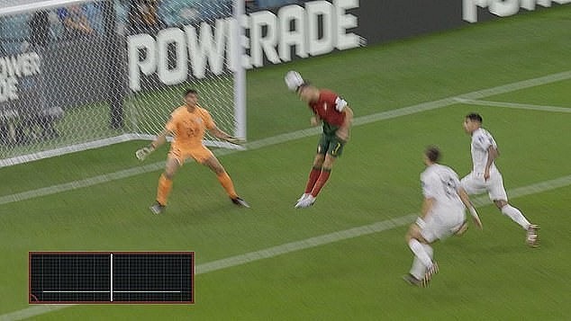 Công nghệ bên trong quả bóng cho thấy không có pha chạm bóng của Cristiano Ronaldo Công nghệ bên trong quả bóng cho thấy không có pha chạm bóng của Cristiano Ronaldo
