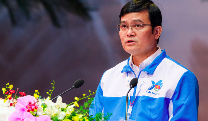 Phát biểu khai mạc đại hội, đồng chí Bùi Quang Huy, Bí thư thứ nhất T.Ư Đoàn Phát biểu khai mạc đại hội, đồng chí Bùi Quang Huy, Bí thư thứ nhất T.Ư Đoàn