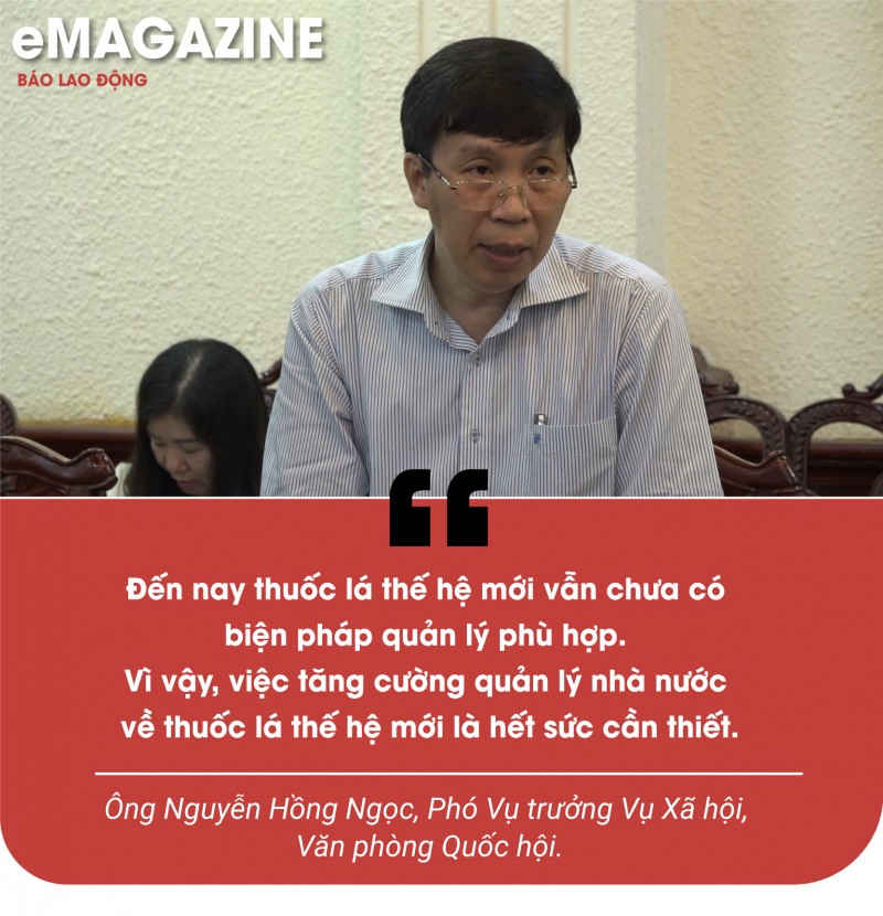 Luật kiểm soát thuốc lá hiện hành có thể bảo vệ cộng đồng trước thuốc lá thế hệ mới Luật kiểm soát thuốc lá hiện hành có thể bảo vệ cộng đồng trước thuốc lá thế hệ mới