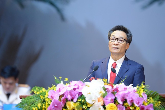 Phó Thủ tướng Chính phủ Vũ Đức Đam phat biểu tại Đại hội