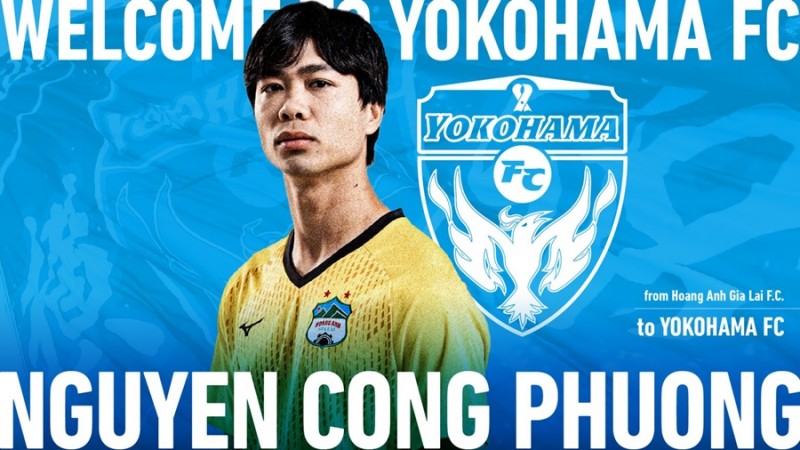Công Phượng có lần thứ 4 xuất ngoại khi cập bến Yokohama FC