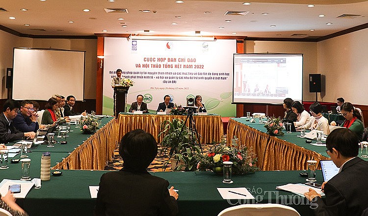 Toàn cảnh cuộc Họp Ban chỉ đạo và Hội thảo tổng kết Dự án BR năm 2022.