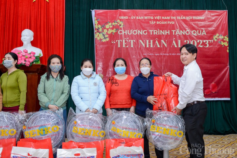 Mang Tết đến sớm với những hộ gia đình khó khăn tại tỉnh Quảng Nam