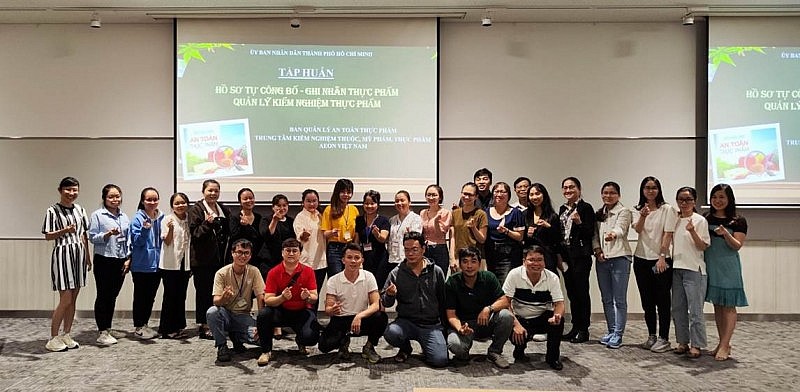 Lớp tập huấn về công bố và kiểm nghiệm thực phẩm cho các nhà cung cấp do AEON Việt Nam tổ chức năm 2022