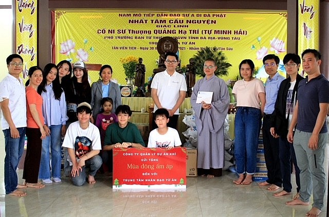 PV GAS PMC đồng hành cùng Mái ấm Chùa Từ ân trong chương trình Mùa đông ấm áp PV GAS PMC đồng hành cùng Mái ấm Chùa Từ ân trong chương trình Mùa đông ấm áp