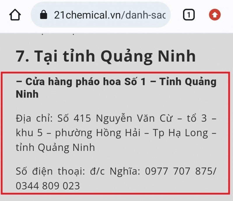 Các đại lý đã tiếp tay cho "lái buôn" hợp thức hóa giấy tờ bán pháo hoa nhà máy Z121