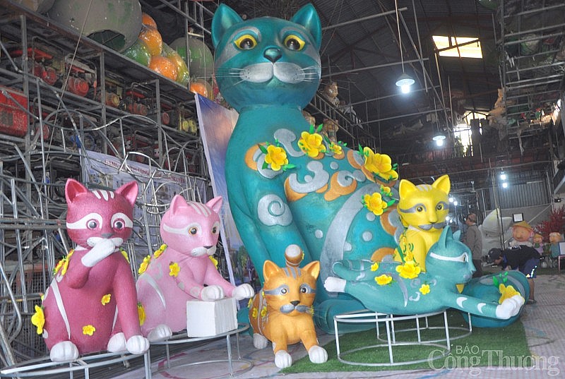 Hé lộ hình ảnh linh vật trên đường hoa Nguyễn Huệ Tết Nguyên đán Quý Mão 2023